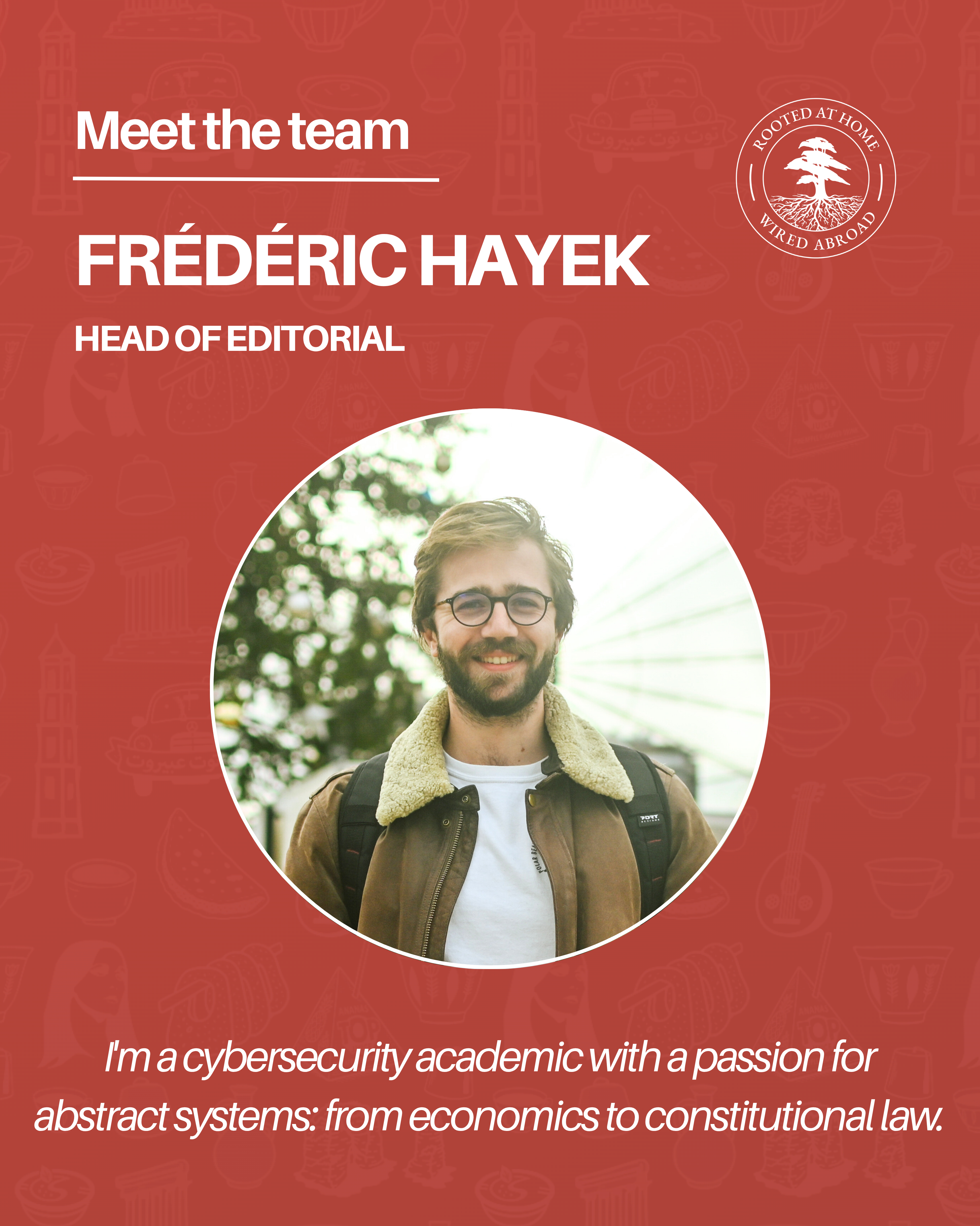 Head of Editorial - Frédéric Hayek